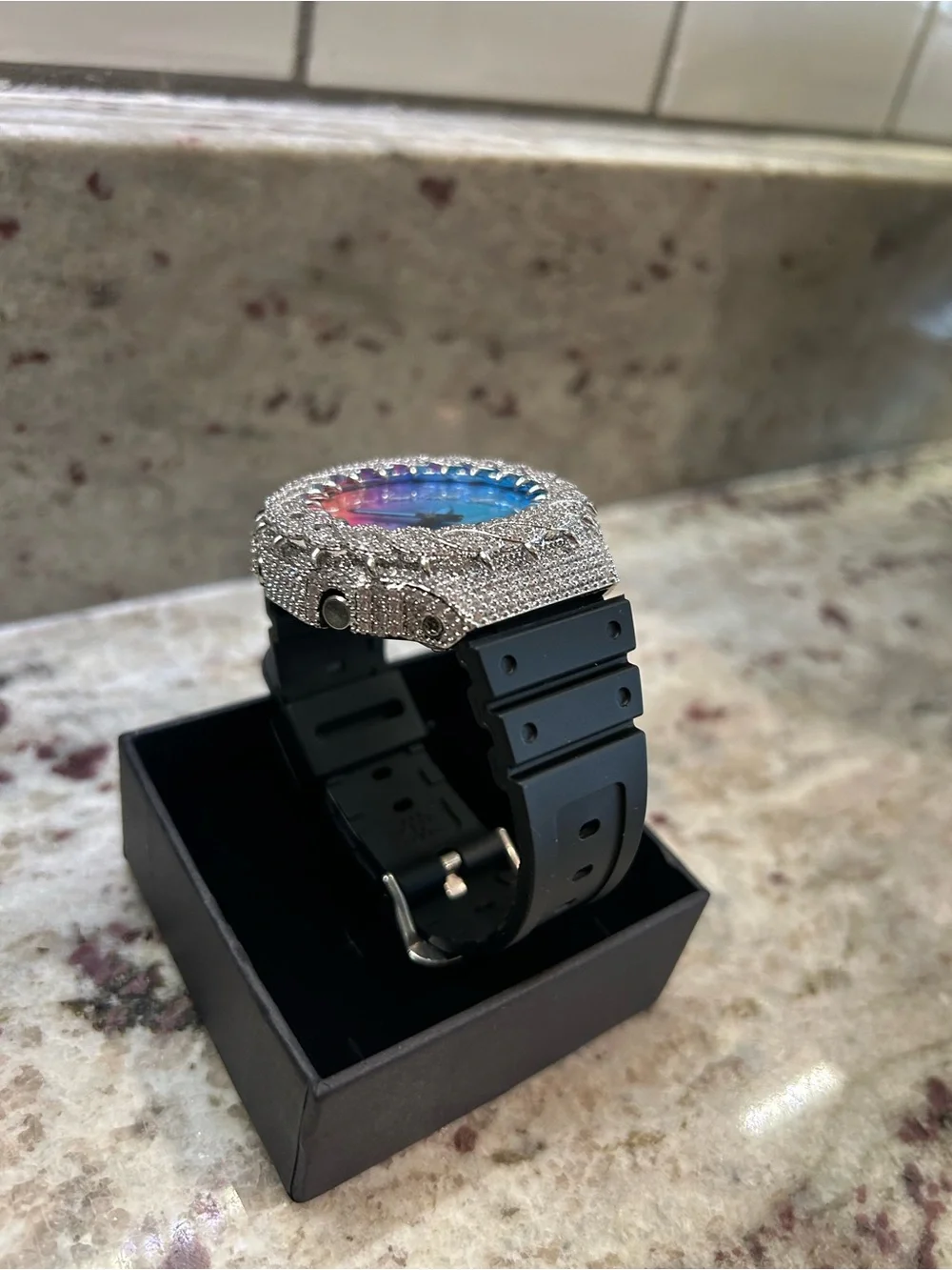G-Shock bold rainbow